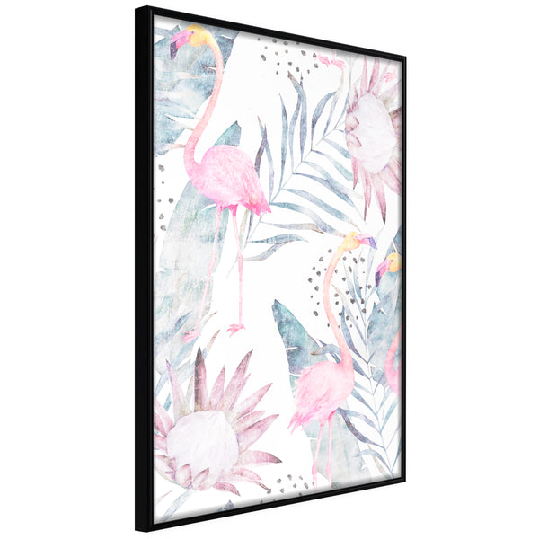 Poster - Faded Cretonne  - zwart
