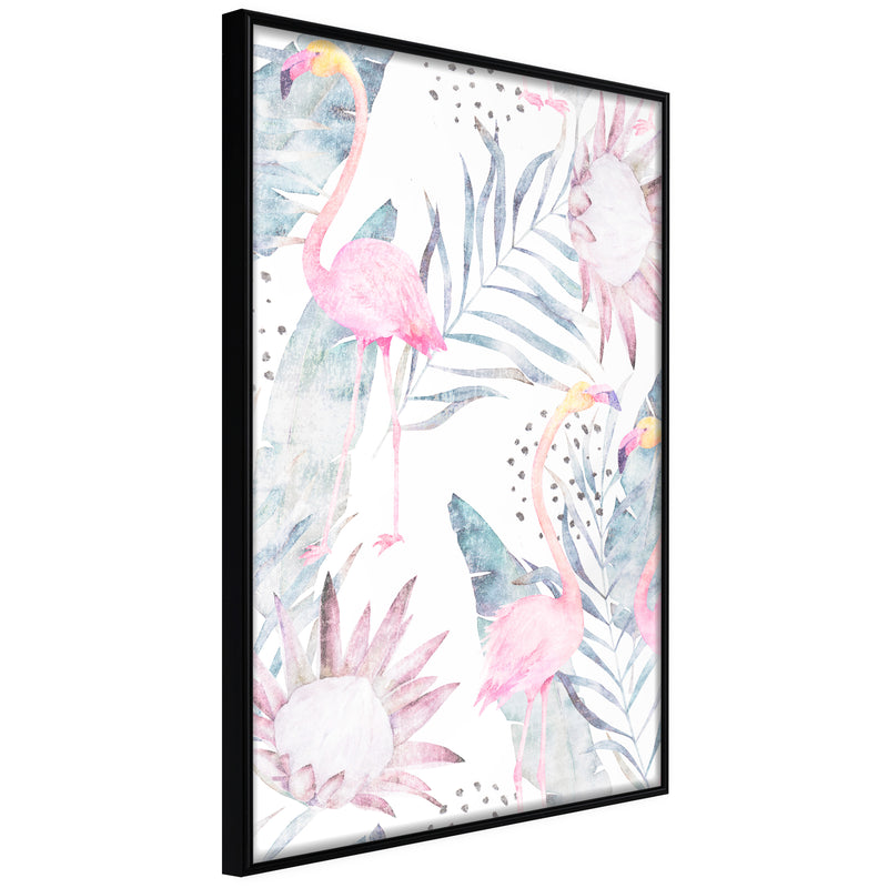 Poster - Faded Cretonne  - zwart