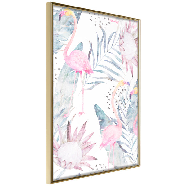Poster - Faded Cretonne  - goud
