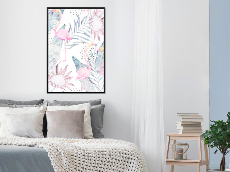 Poster - Faded Cretonne  - zwart