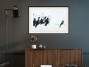 Poster - Banksy: Pigeons  - zwart passepartout