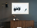 Poster - Banksy: Pigeons  - wit passepartout
