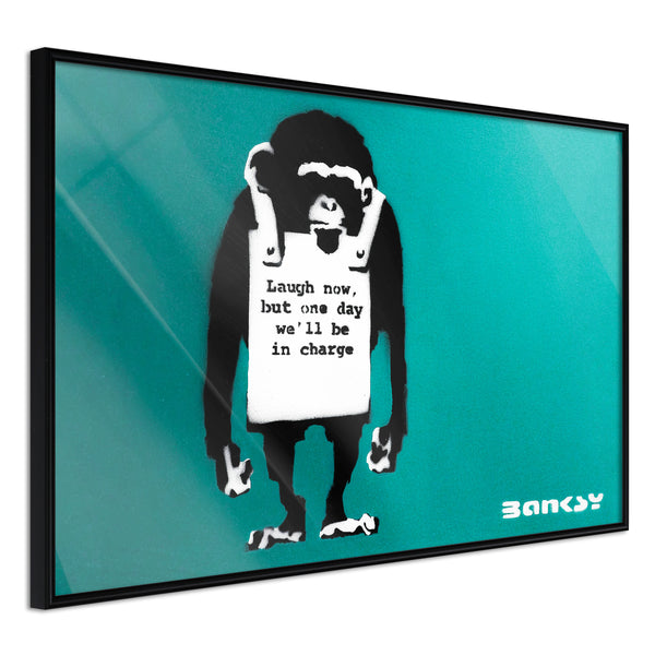 Poster - Banksy: Laugh Now  - zwart