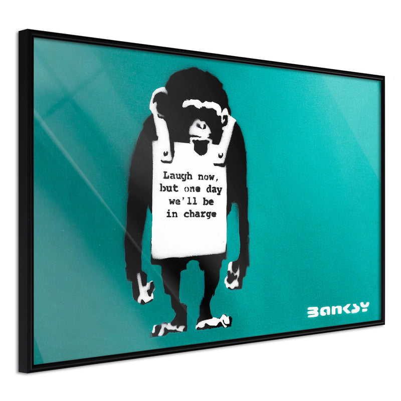 Poster - Banksy: Laugh Now  - zwart