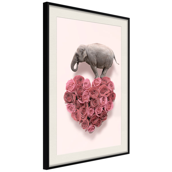 Poster - Proof of Love  - zwart passepartout