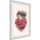 Poster - Proof of Love  - wit passepartout