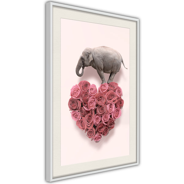 Poster - Proof of Love  - wit passepartout