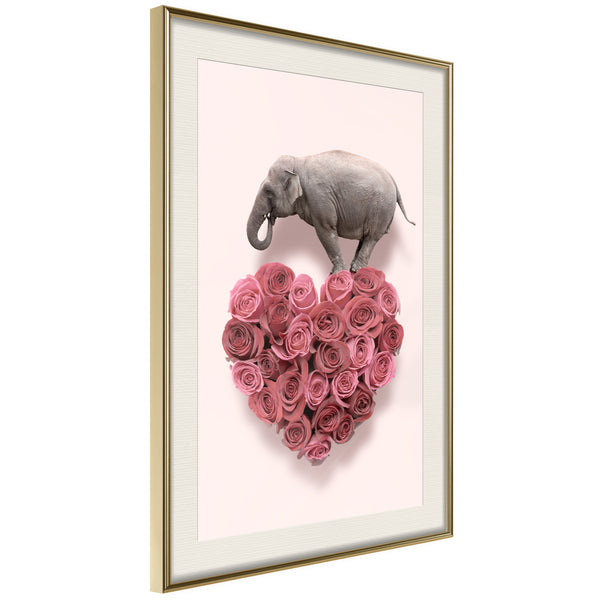 Poster - Proof of Love  - goud passepartout