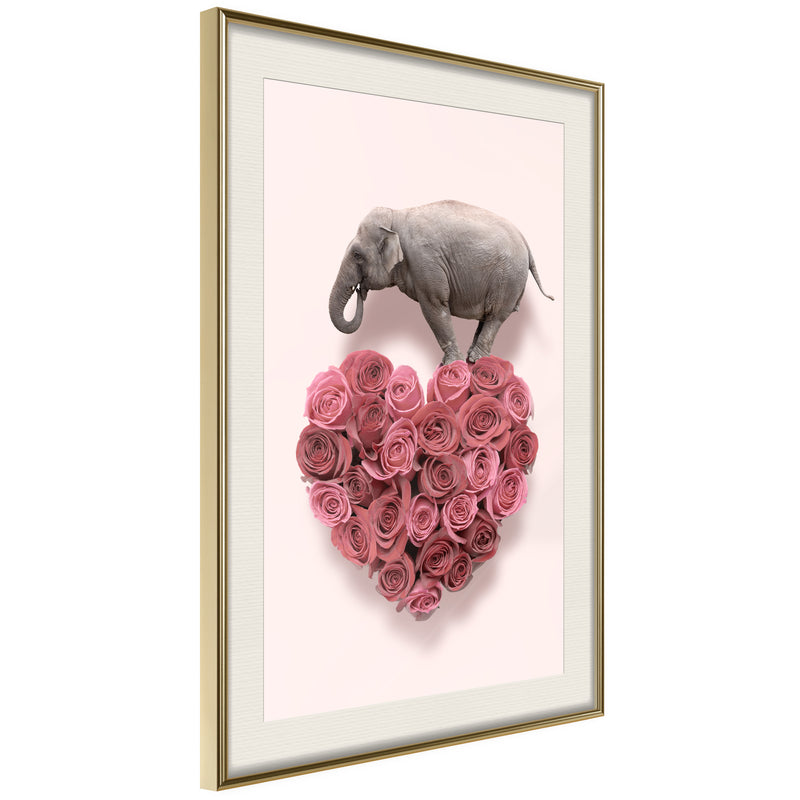 Poster - Proof of Love  - goud passepartout