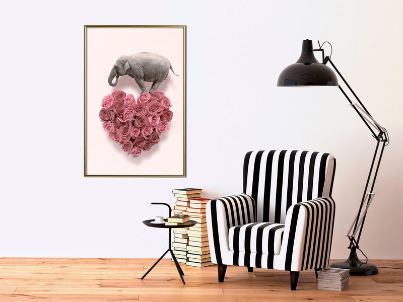 Poster - Proof of Love  - goud