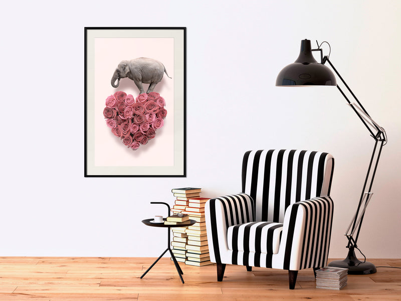 Poster - Proof of Love  - zwart passepartout