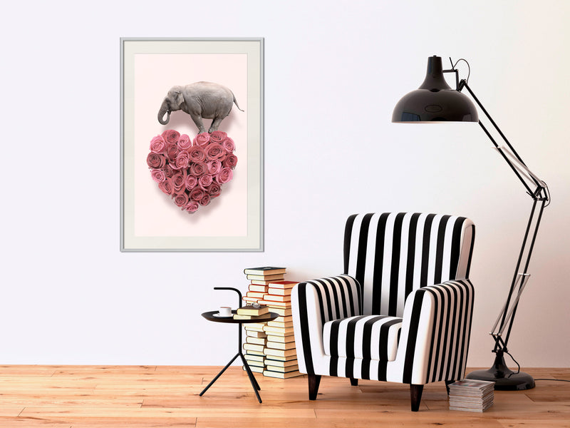 Poster - Proof of Love  - wit passepartout