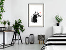 Poster - Banksy: Rat Photographer  - zwart passepartout