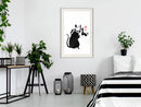 Poster - Banksy: Rat Photographer  - wit passepartout