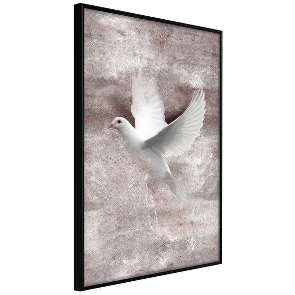 Poster - White Dreams  - zwart