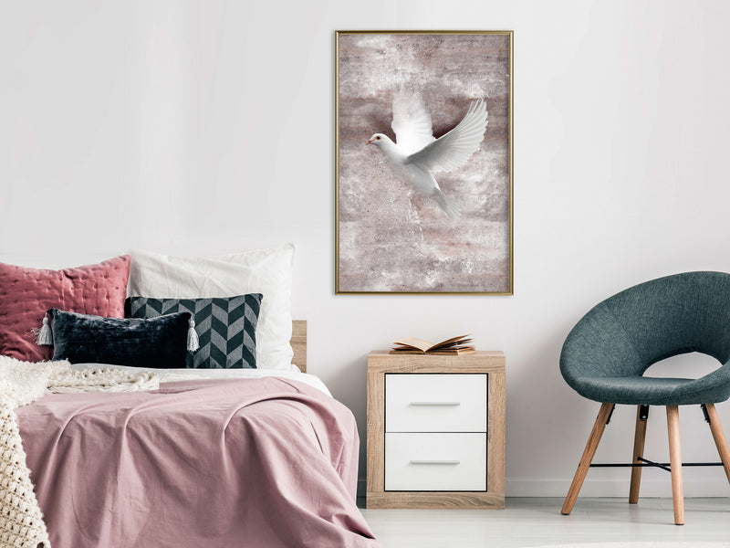 Poster - White Dreams  - goud