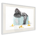 Poster - Break the Rules  - wit passepartout