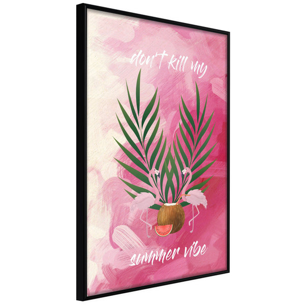 Poster - Back to the Summer  - zwart
