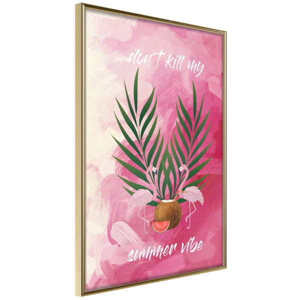 Poster - Back to the Summer  - goud