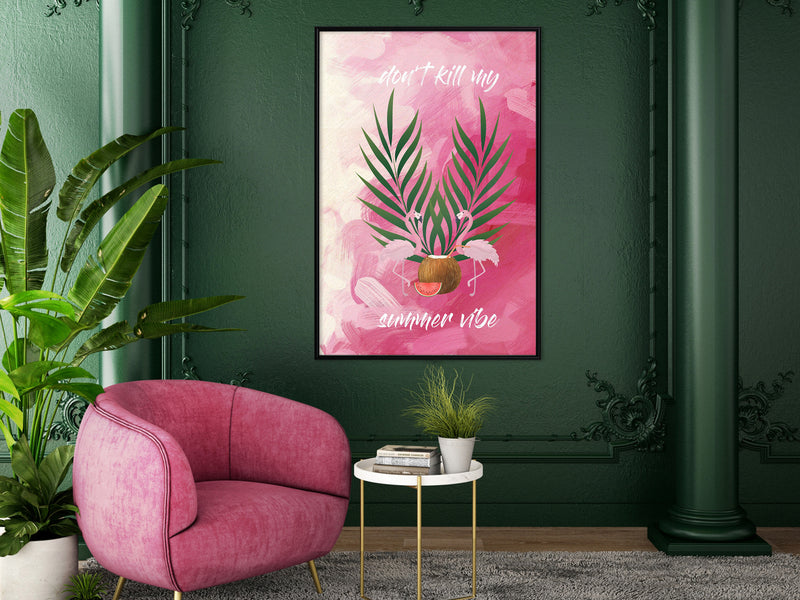 Poster - Back to the Summer  - zwart