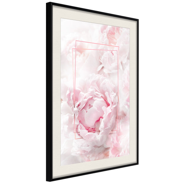 Poster - Floral Dreams  - zwart passepartout