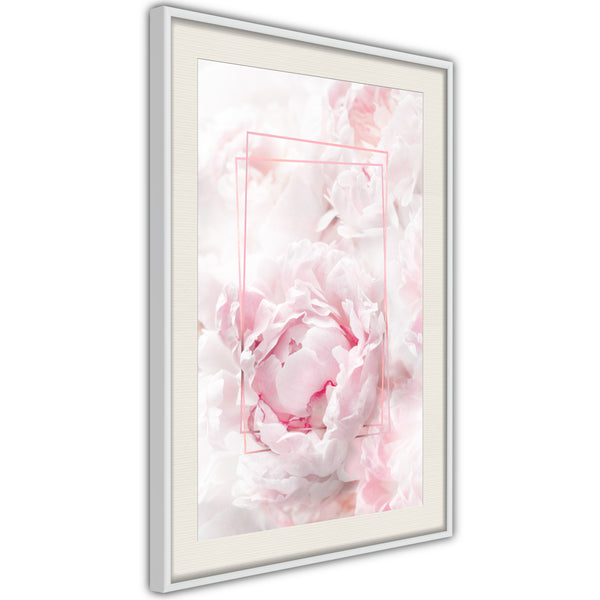 Poster - Floral Dreams  - wit passepartout