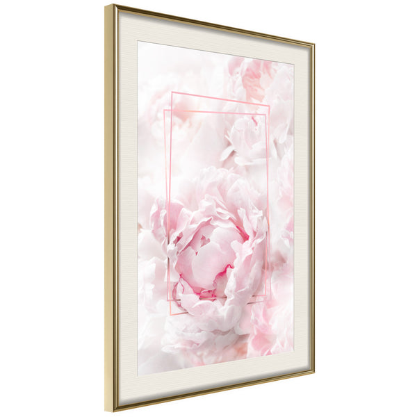 Poster - Floral Dreams  - goud passepartout