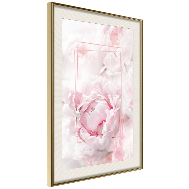 Poster - Floral Dreams  - goud passepartout