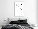 Poster - Birds  - wit