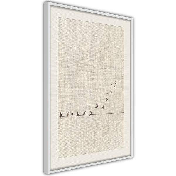Poster - Learning to Fly  - wit passepartout