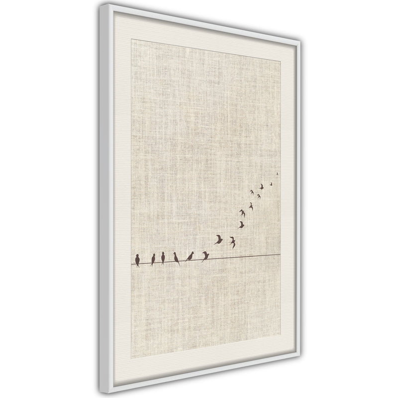 Poster - Learning to Fly  - wit passepartout