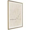 Poster - Learning to Fly  - goud passepartout