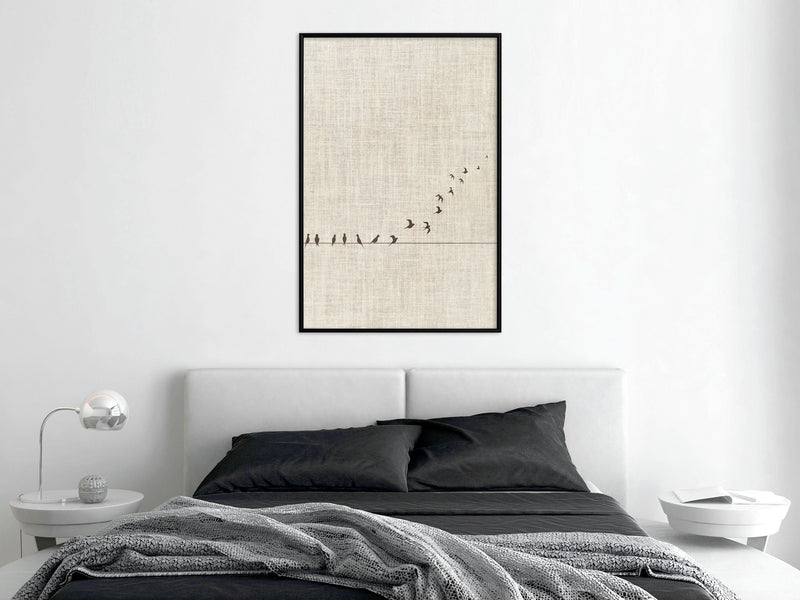 Poster - Learning to Fly  - zwart