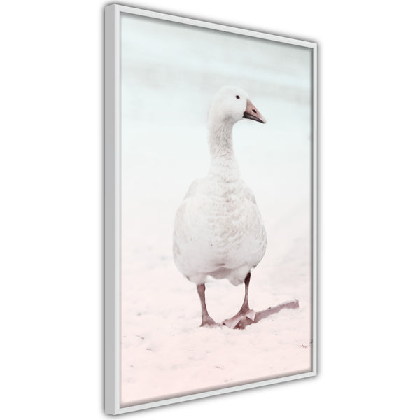 Poster - Walking Goose  - wit