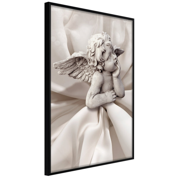 Poster - Little Angel  - zwart