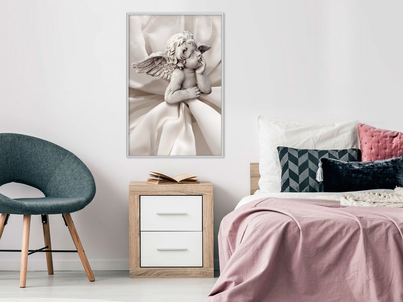 Poster - Little Angel  - wit