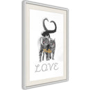 Poster - Side by Side  - wit passepartout