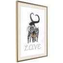 Poster - Side by Side  - goud passepartout