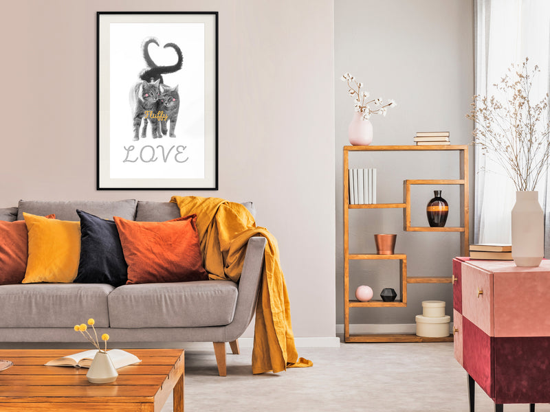 Poster - Side by Side  - zwart passepartout