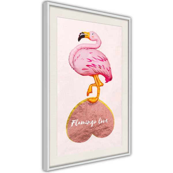 Poster - Everybody Needs Love  - wit passepartout