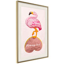 Poster - Everybody Needs Love  - goud passepartout