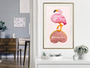 Poster - Everybody Needs Love  - goud passepartout
