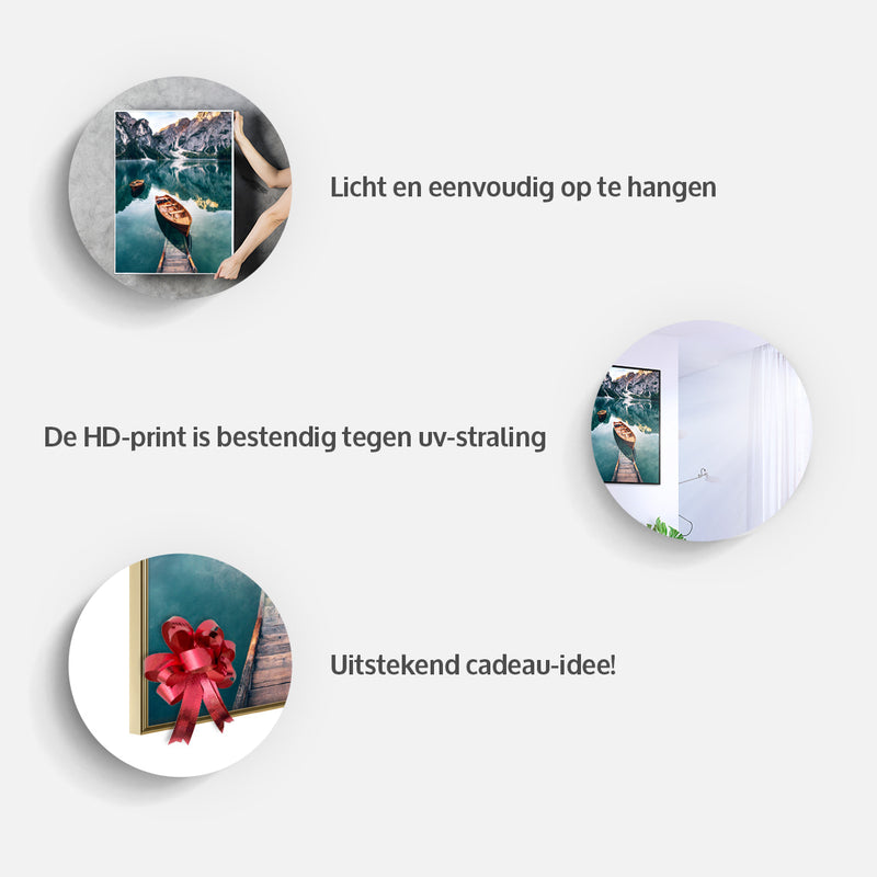 Poster - Launch into the Unknown  - goud passepartout