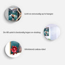 Poster - Scattered Flowers  - zwart