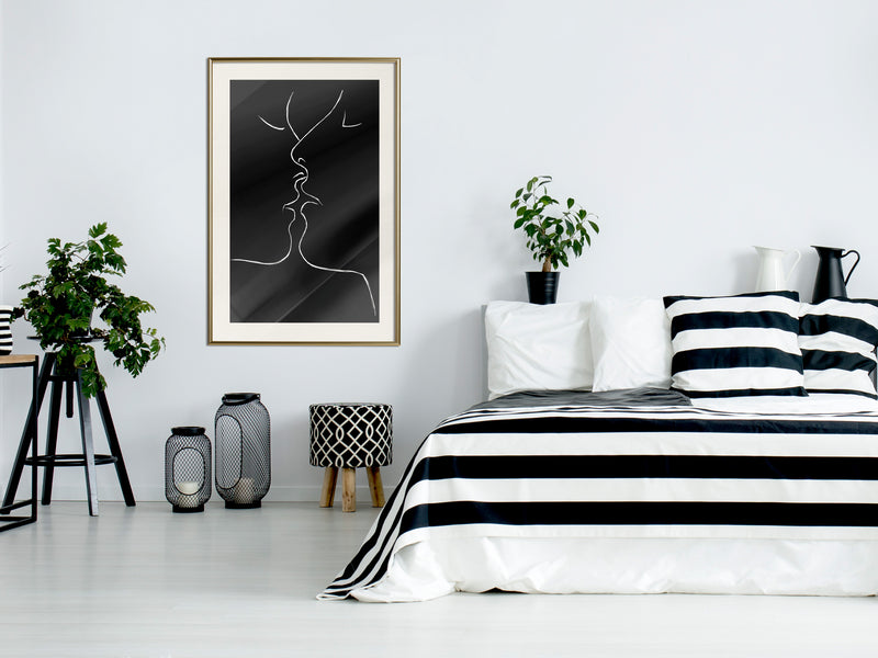 Poster - So Close  - goud passepartout
