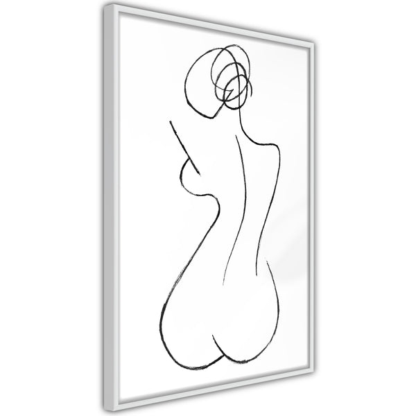 Poster - Hourglass  - wit