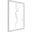 Poster - Silhouette  - wit