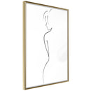 Poster - Silhouette  - goud