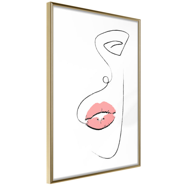 Poster - Temptation  - goud
