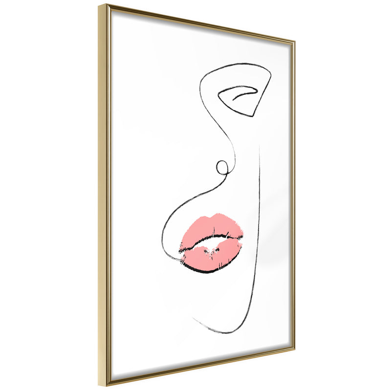 Poster - Temptation  - goud